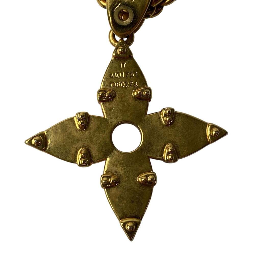 LOUIS VUITTON Gold Necklace - Picture 5 of 9